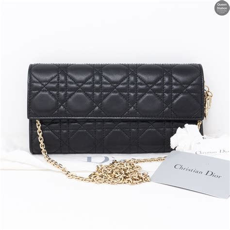 dior lady wallet on chain|Lady Dior wallet price.